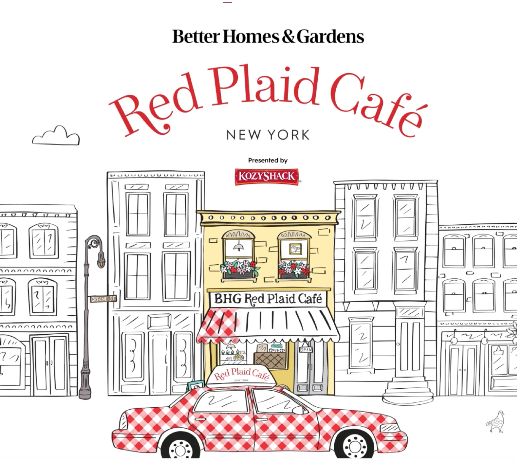 Better Homes & Garden Red Plaid Cafe 2026