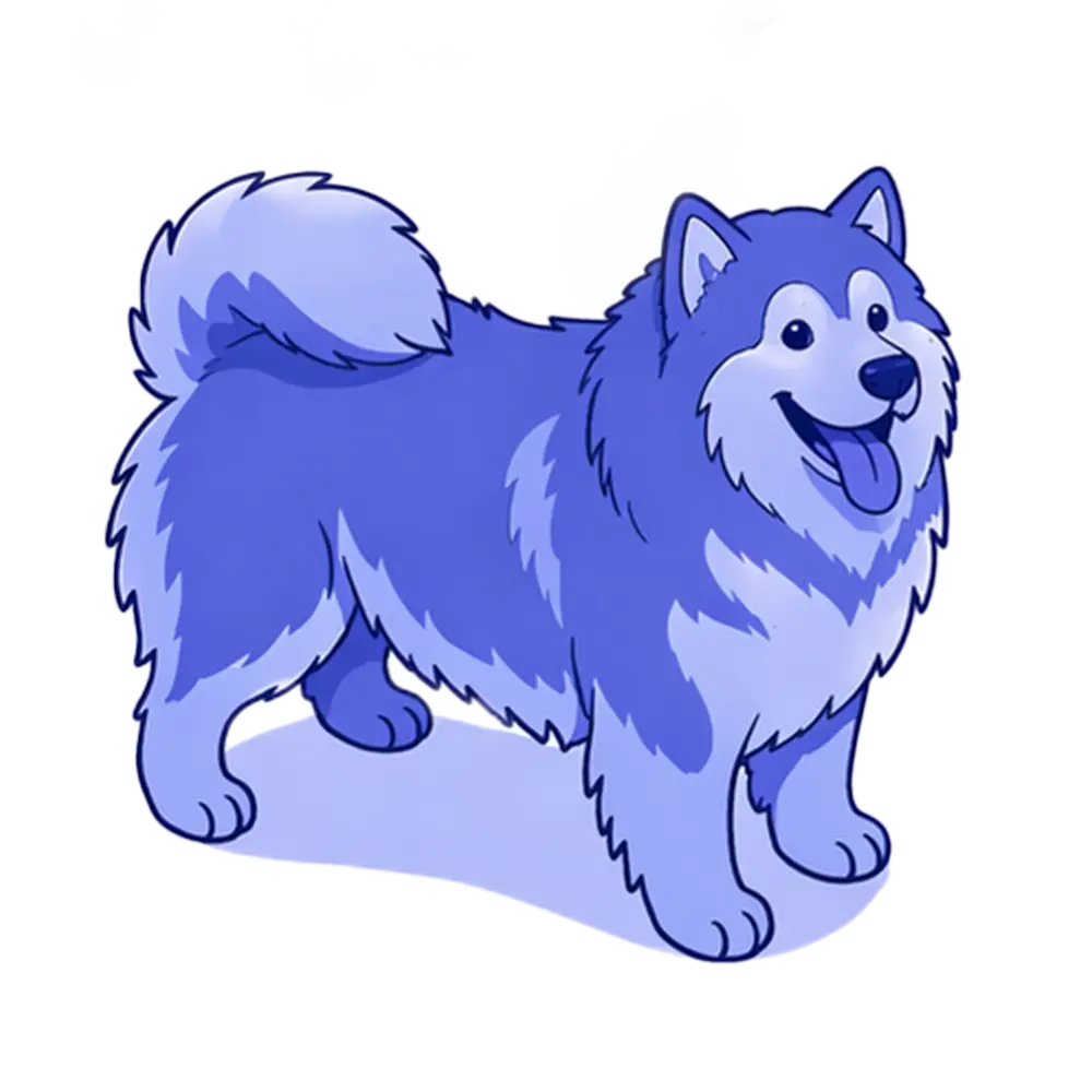 Husky illustration