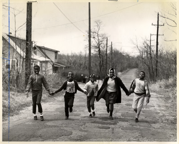 Robert McKinney, Jeffrey Moody, Catherine McKinney, Denise Pedro and Warren Landin, from left, Rossville, STATEN ISLAND, 1967, JOhn Padula, Staten Island Advance