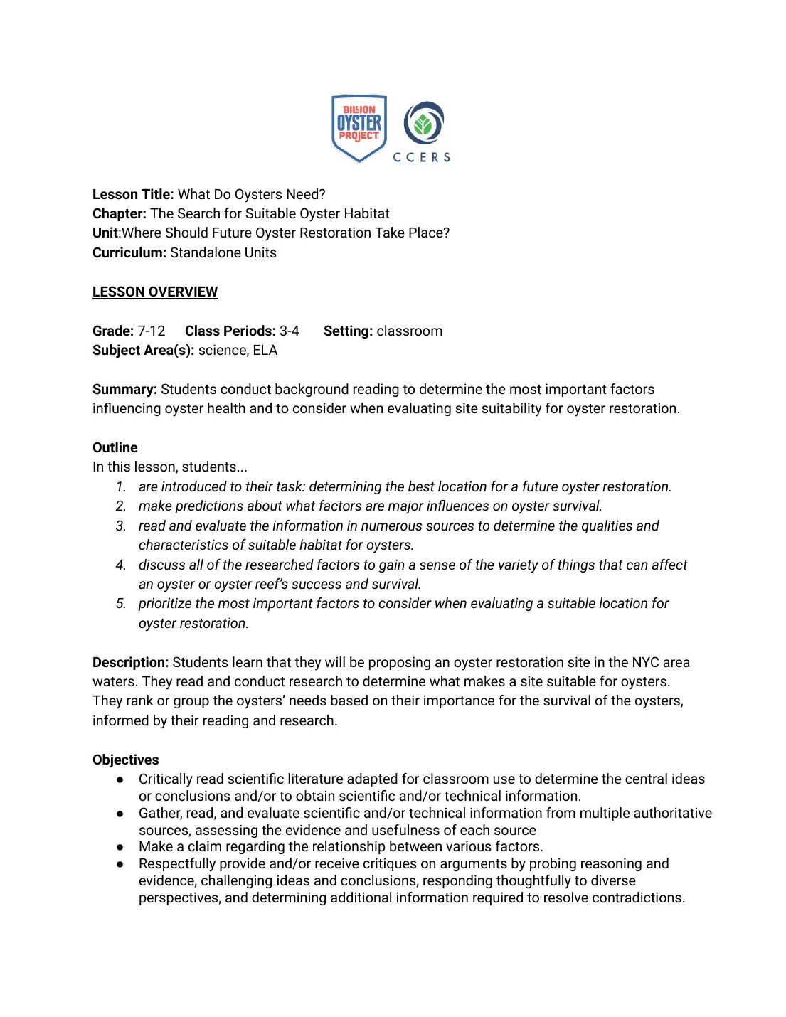 WSFOR L3 — Lesson Plan