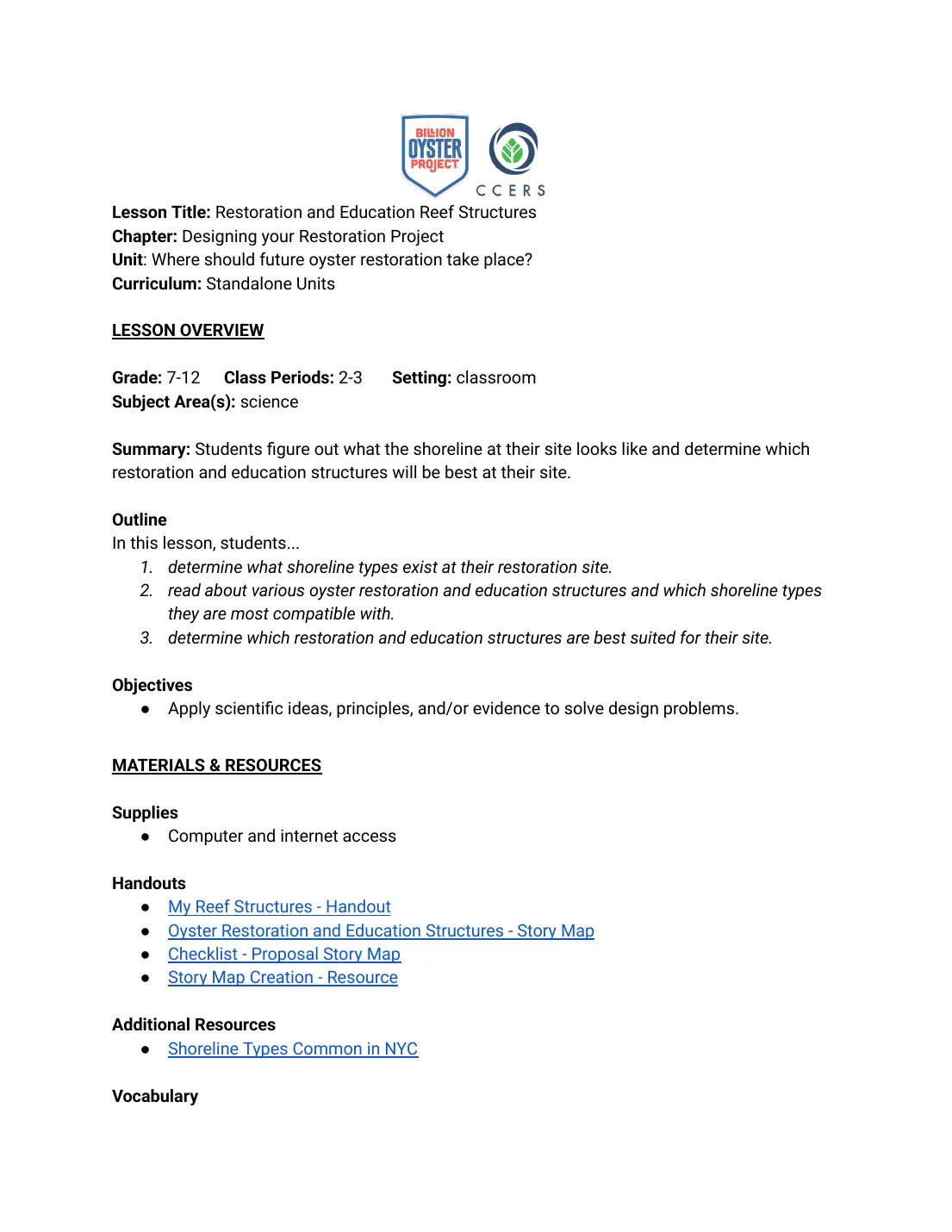WSFOR L10 — Lesson Plan