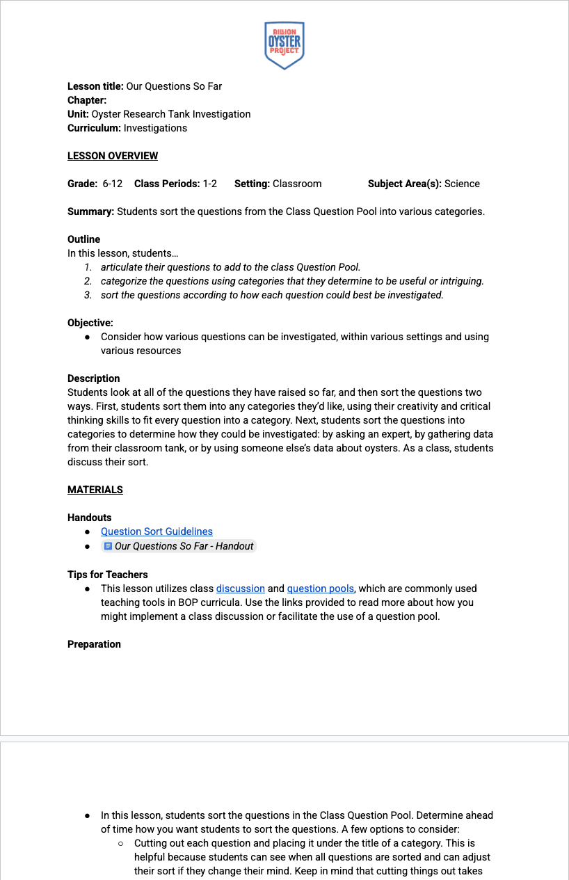 ORT L5 — Lesson Plan