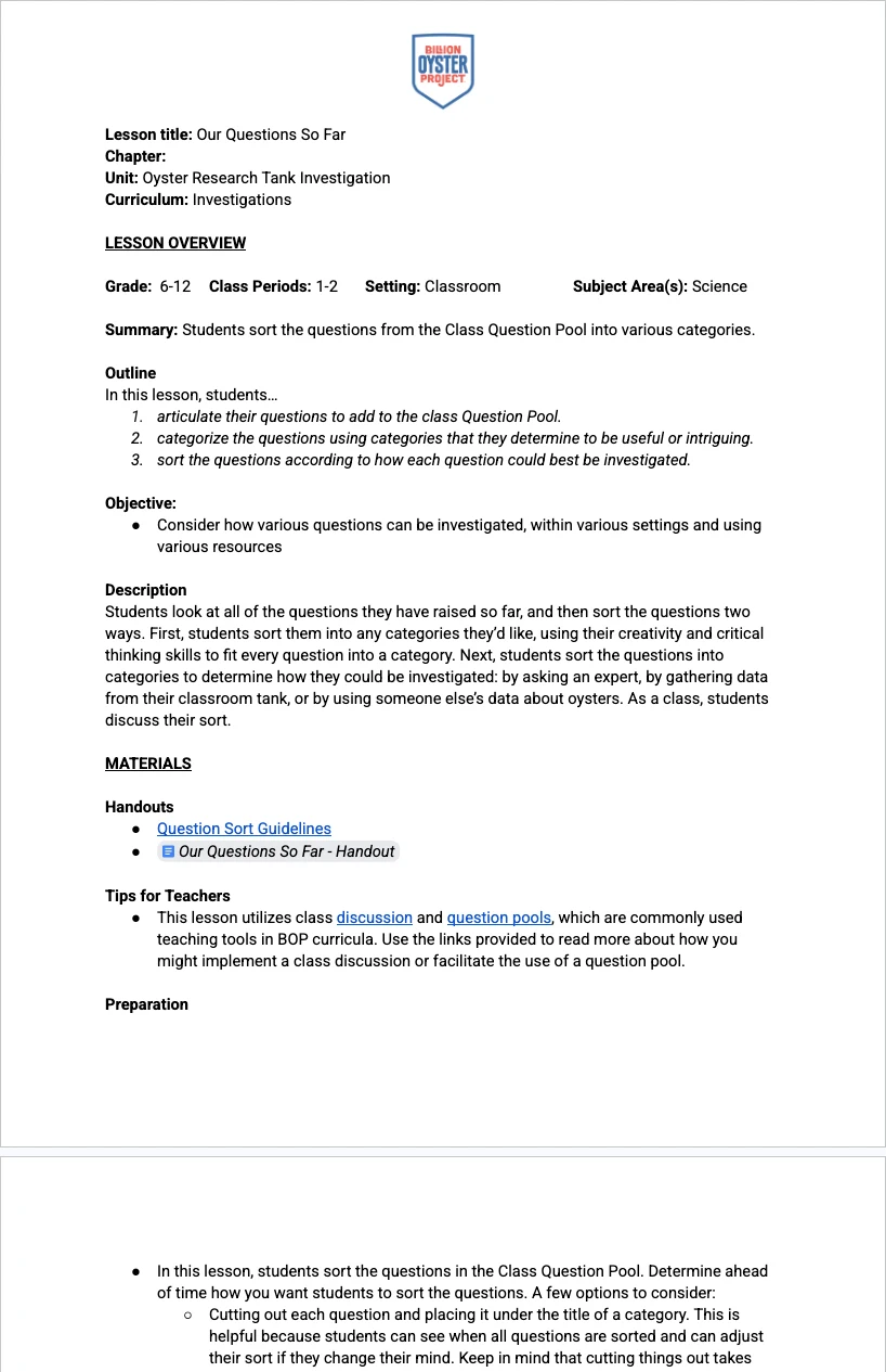 ORT L5 — Lesson Plan