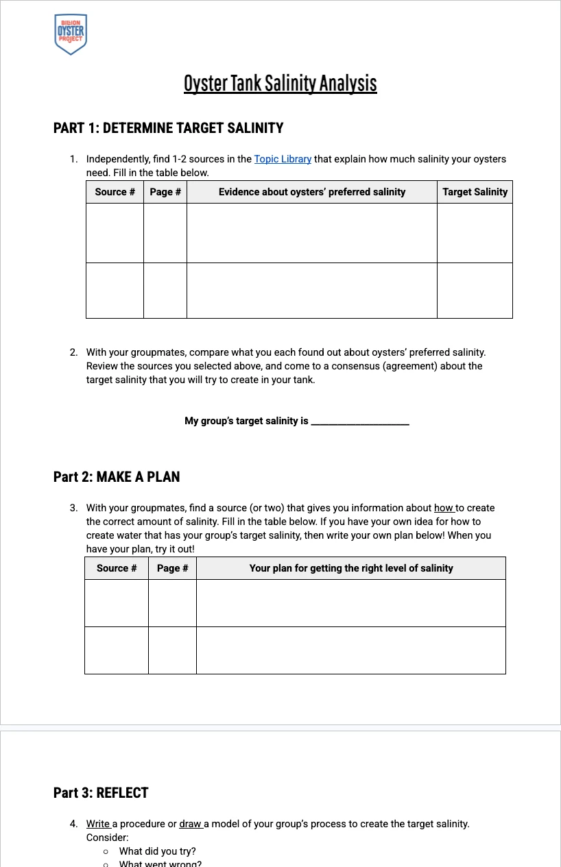 ORT L2 — Handout (Salinity Analysis)