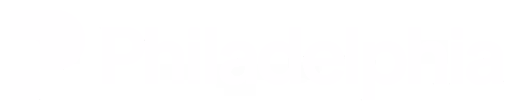 White logo with philadelphia text