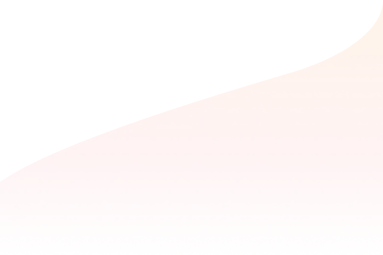 Gradient shadow shape fading from orange to pink against a transparent background.