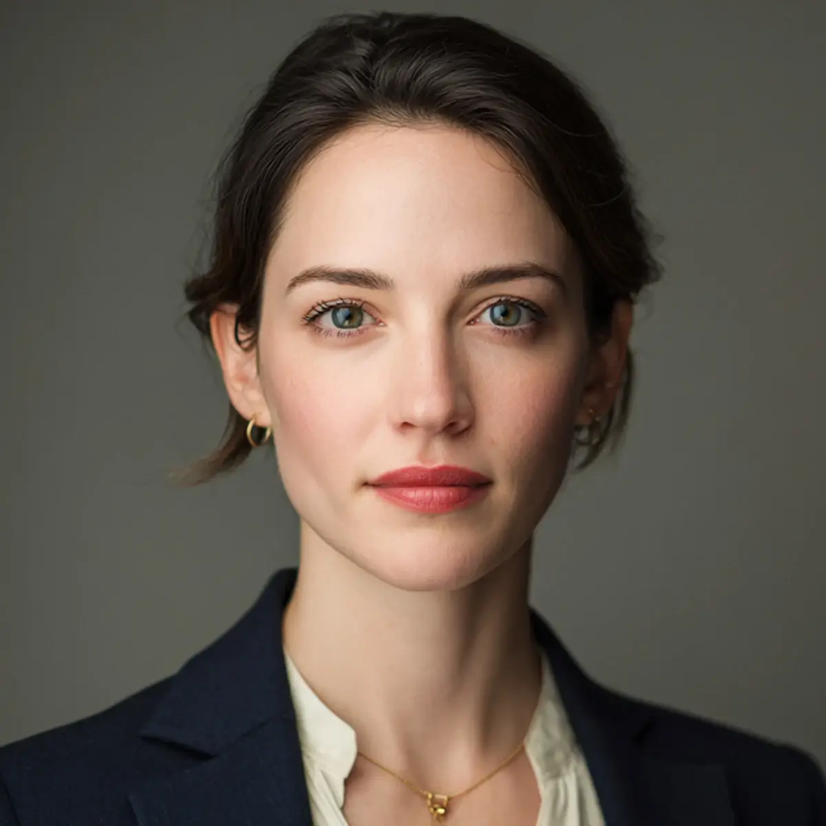 Woman with black blazer