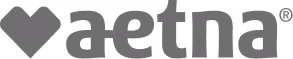 Aetna logo with a heart symbol followed by the word 'aetna'.