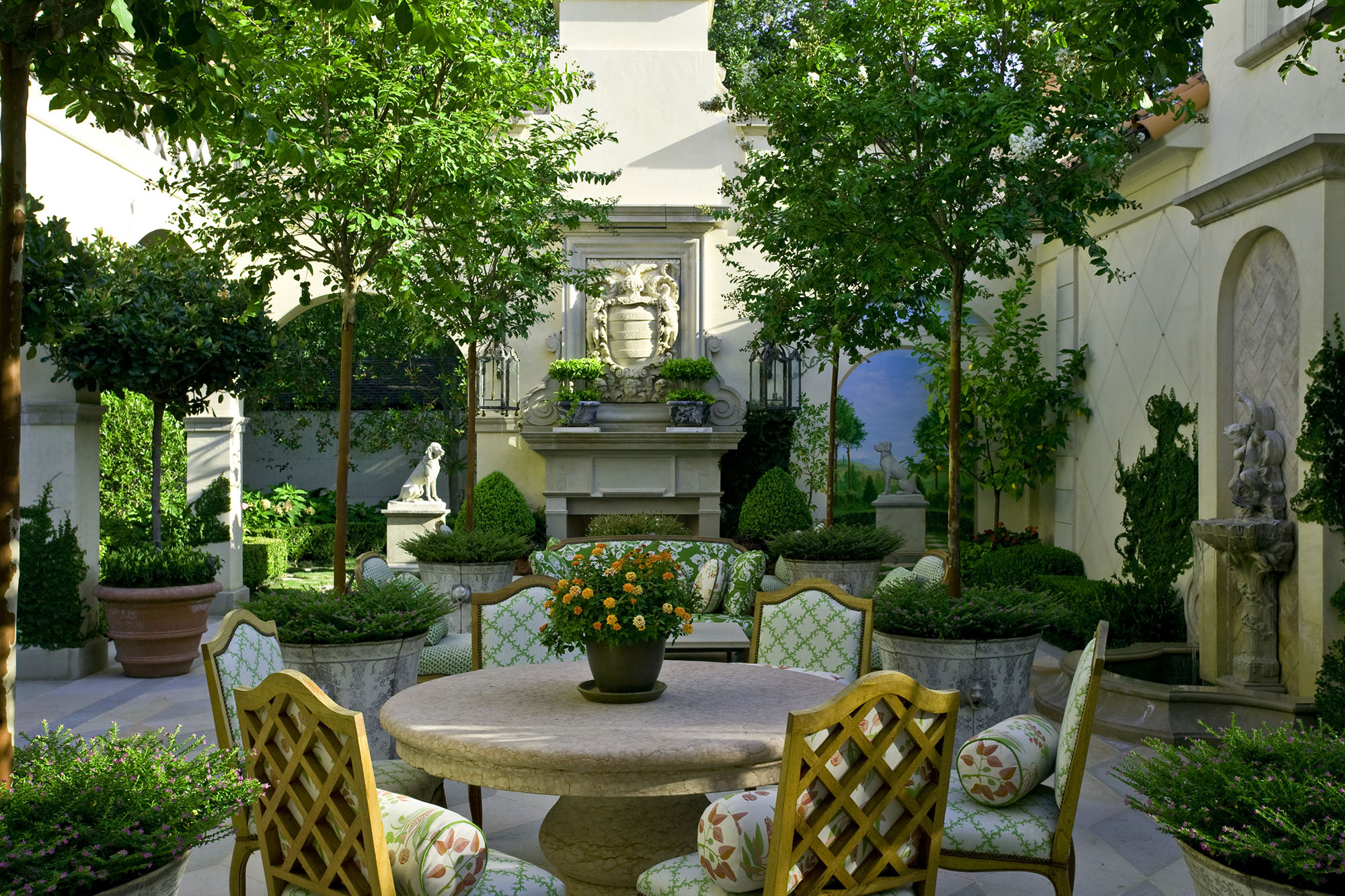 Luxury mediterranean garden