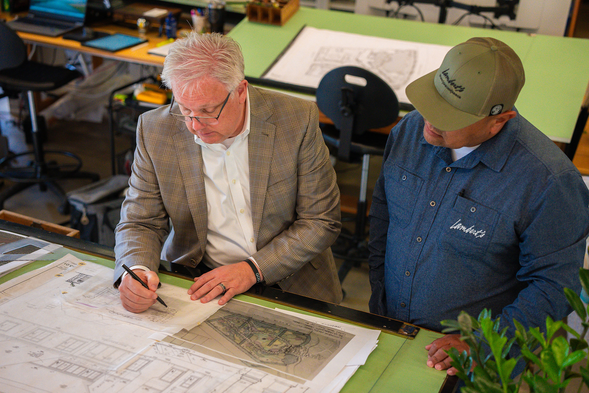 Landscape design schematics