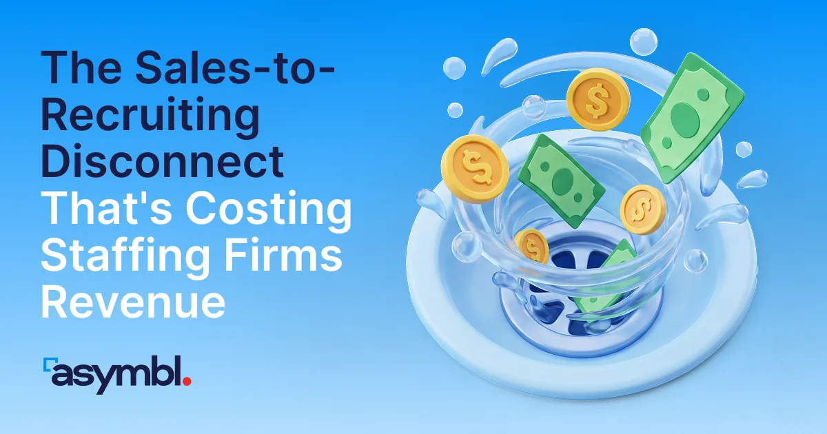 Blog hero image for Sales-to-Recruiting Disconnect in Staffing