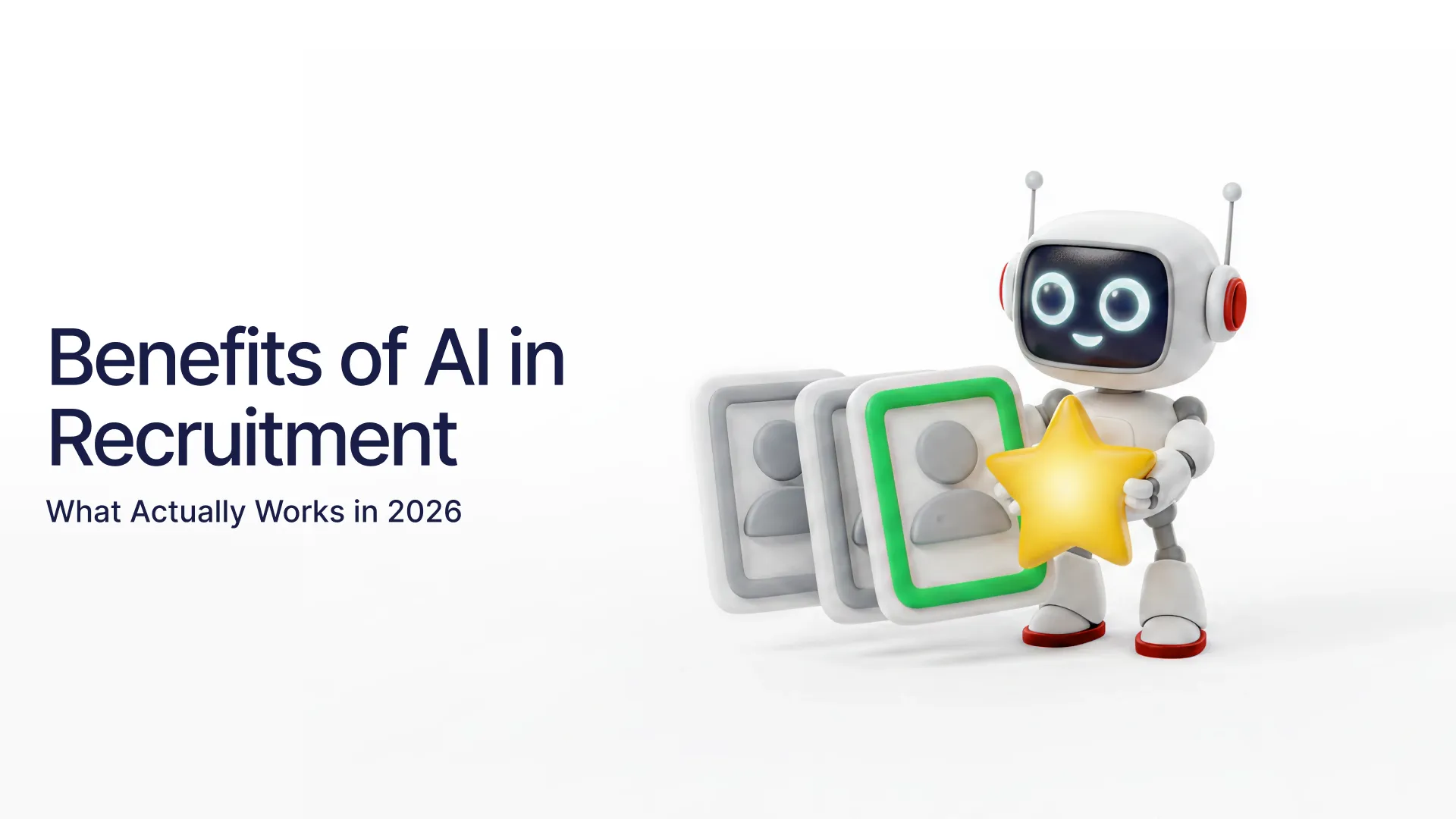 Blog hero image for Benefits of AI in Recruitment