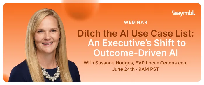 Webinar: Ditch the Use Cases: An Executive's Shift to Outcome-Driven AI image