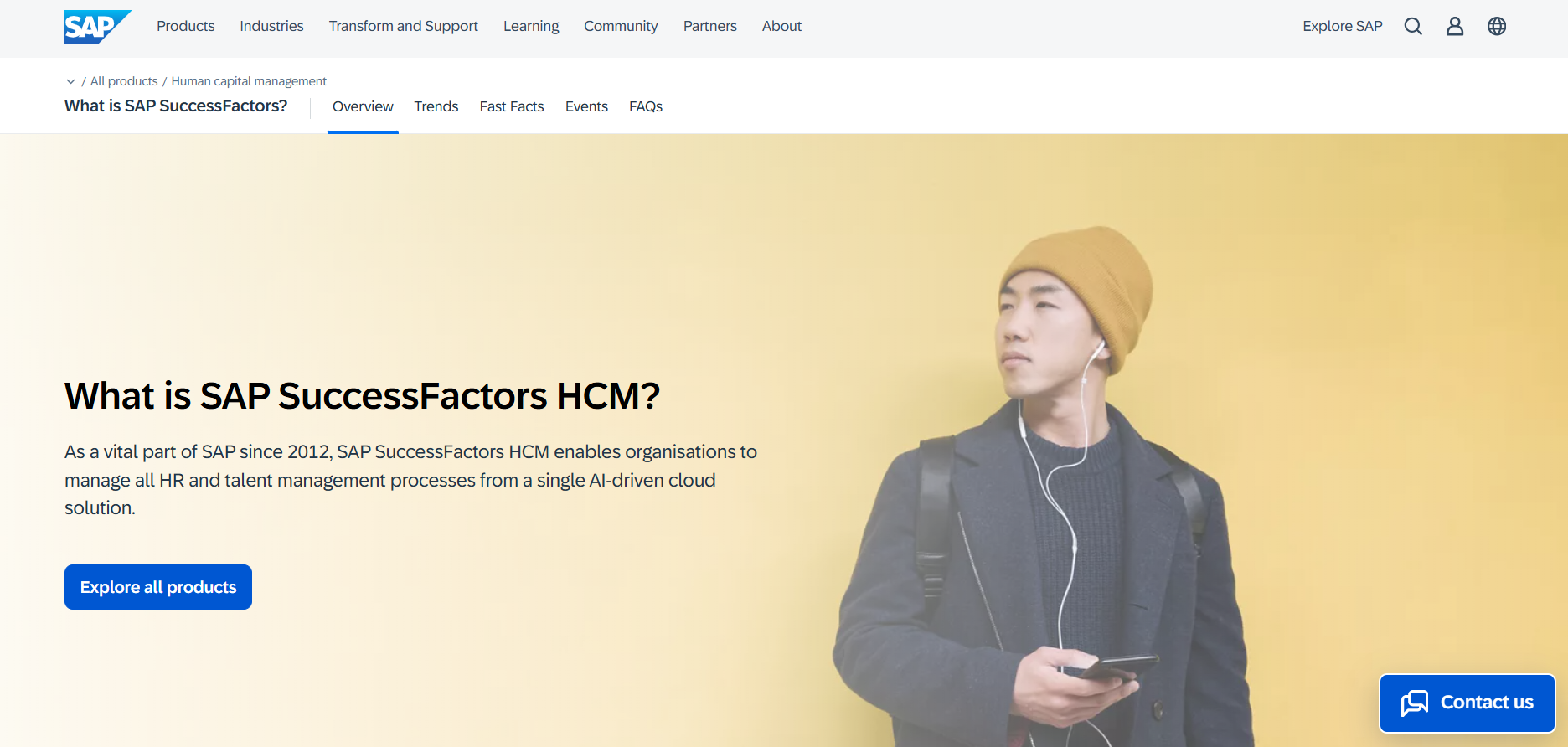 SAP SuccessFactors candidate management platform interface screenshot