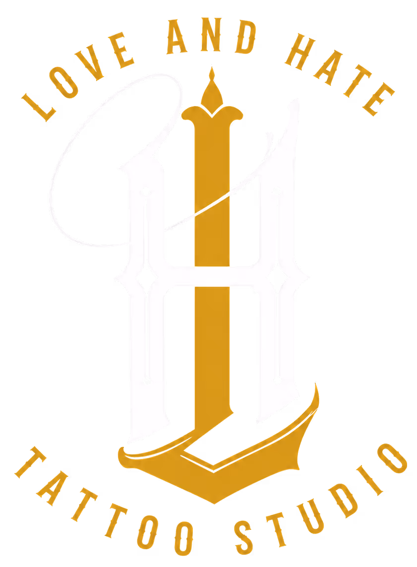 Logo Love and Hate Tattoo Freising