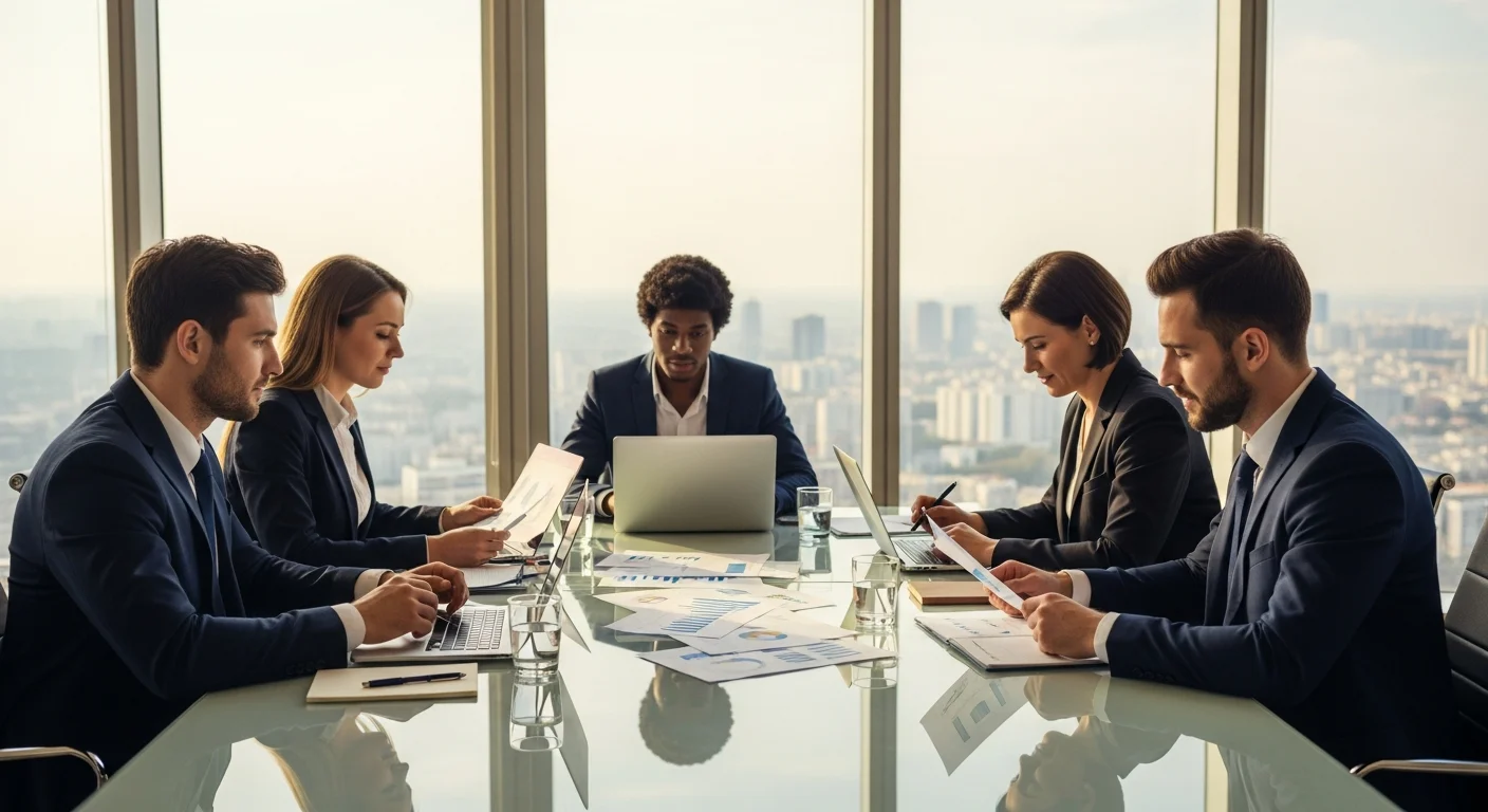 CRG and HR leadership team in strategic operating model workshop