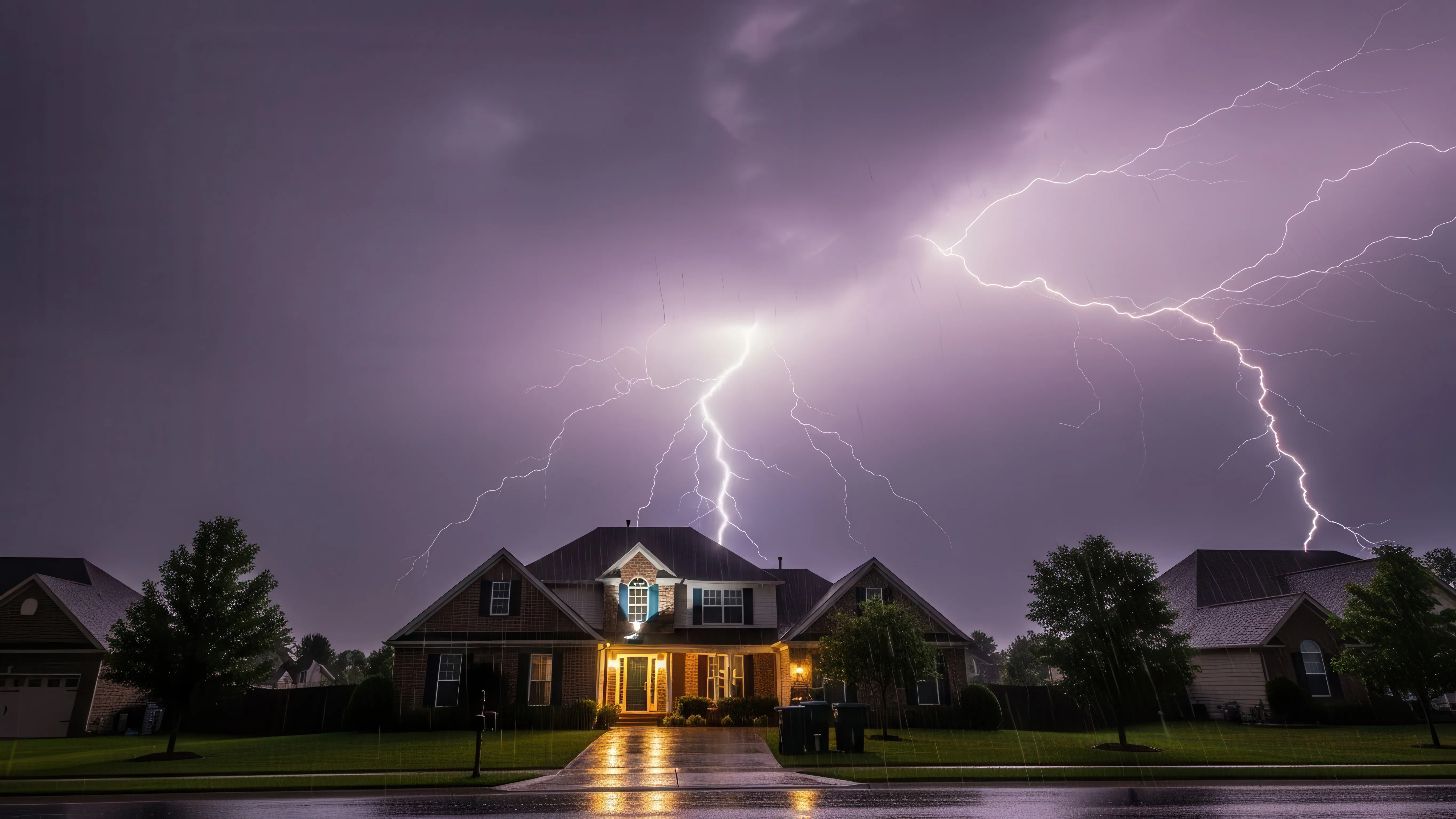 Qav energy home lightning strike, home energy independence and solar by QAV in Colorado