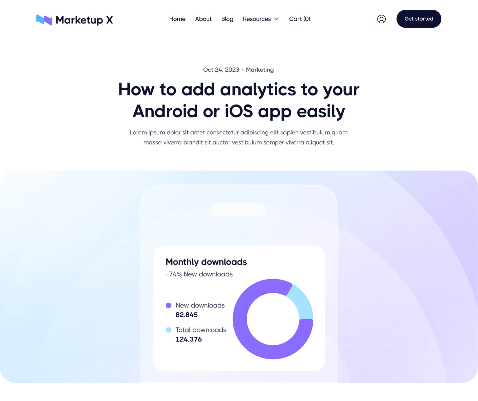 Marketup X - Blog Post Page - Saas And Technology Webflow Template