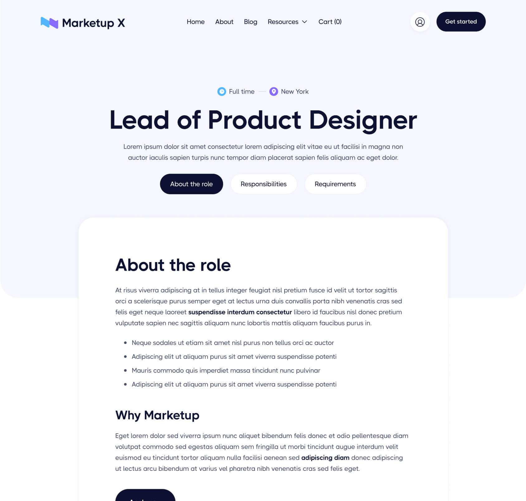Marketup X - Career Single Page - Saas And Technology Webflow Template
