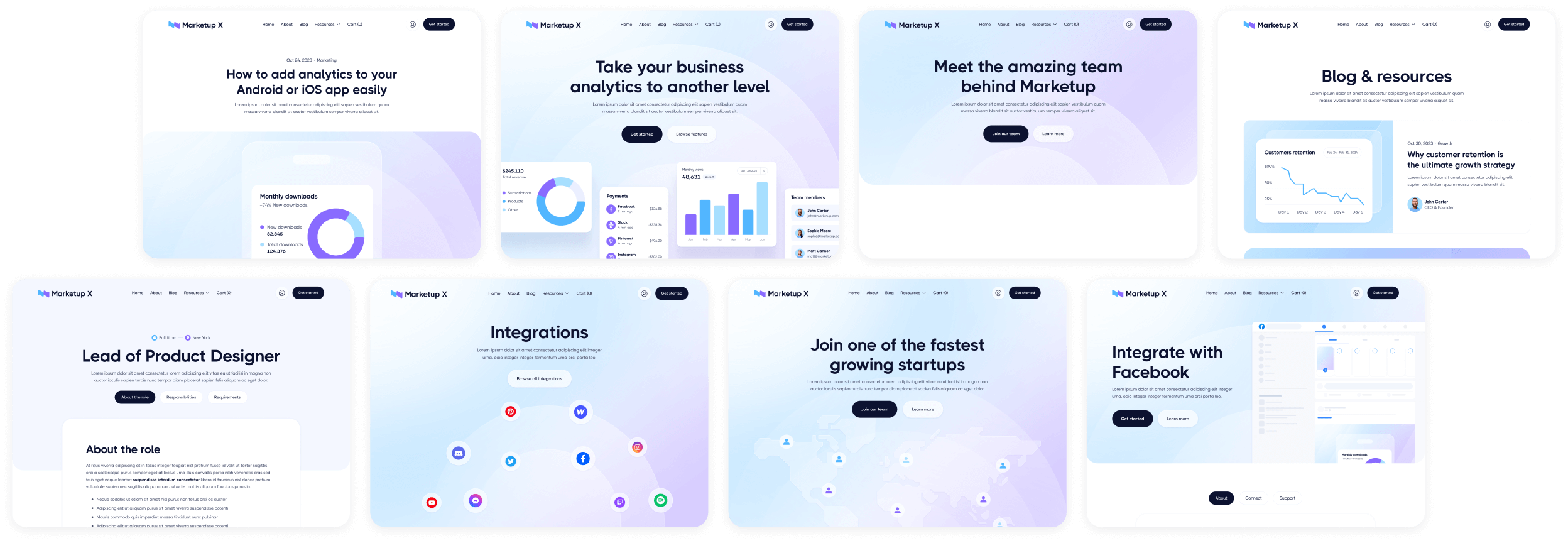 Marketup X - Buy Now - Saas And Technology Webflow Template