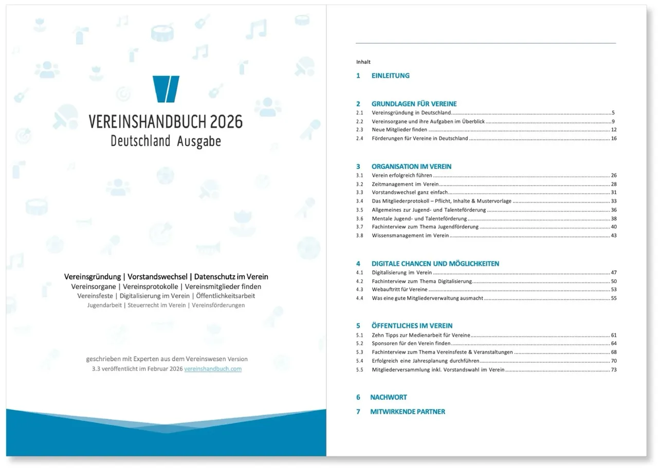 Vereinshandbuch 2026 Deutschland