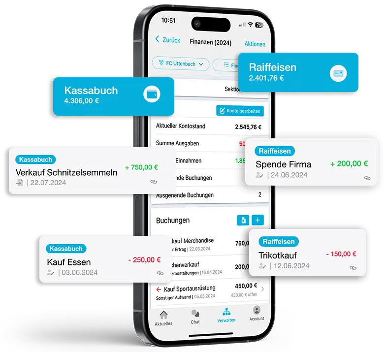 Finanzen in der mobilen App