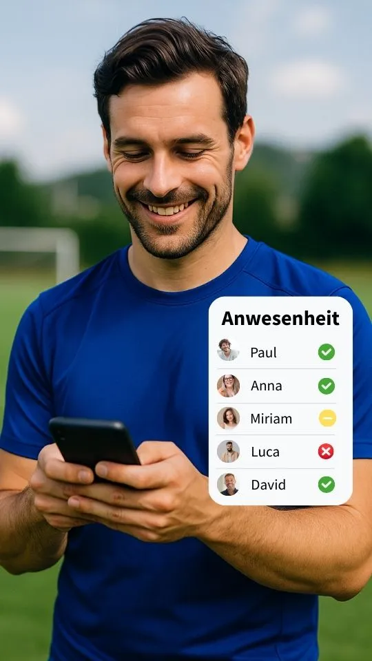 Übersicht der Anwesenheitslisten