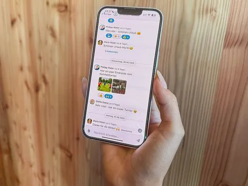 Chat in der mobilen Vereinsplaner-App