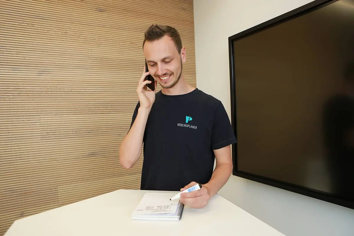 telefonat mit sponsor