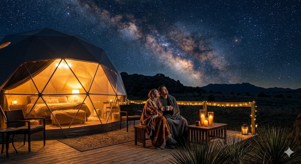 Guests at The Horizon Domes