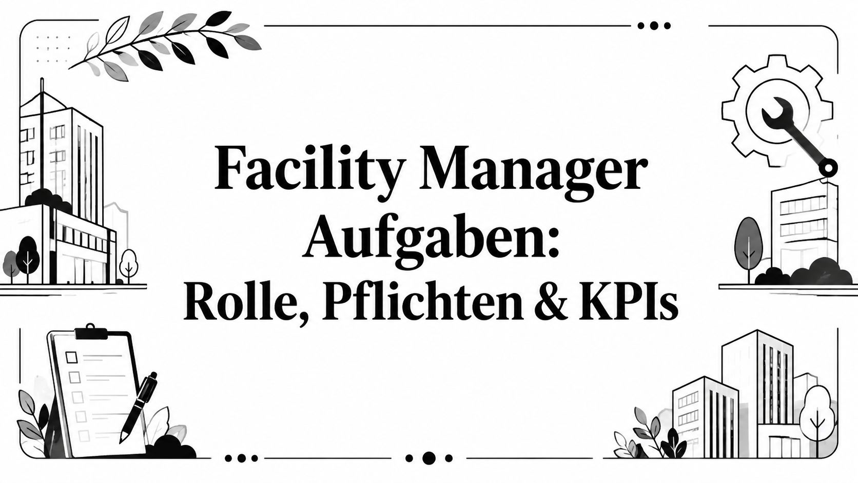 Facility Manager Aufgaben: Rolle, Pflichten & KPIs