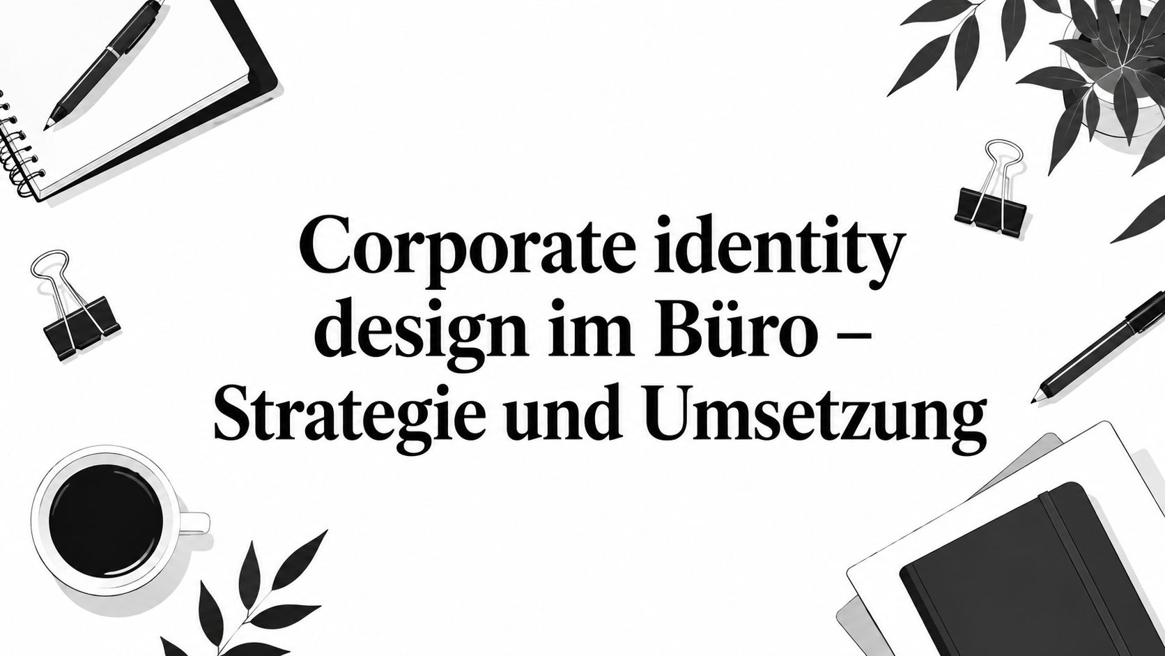 Corporate identity design im Büro – Strategie und Umsetzung