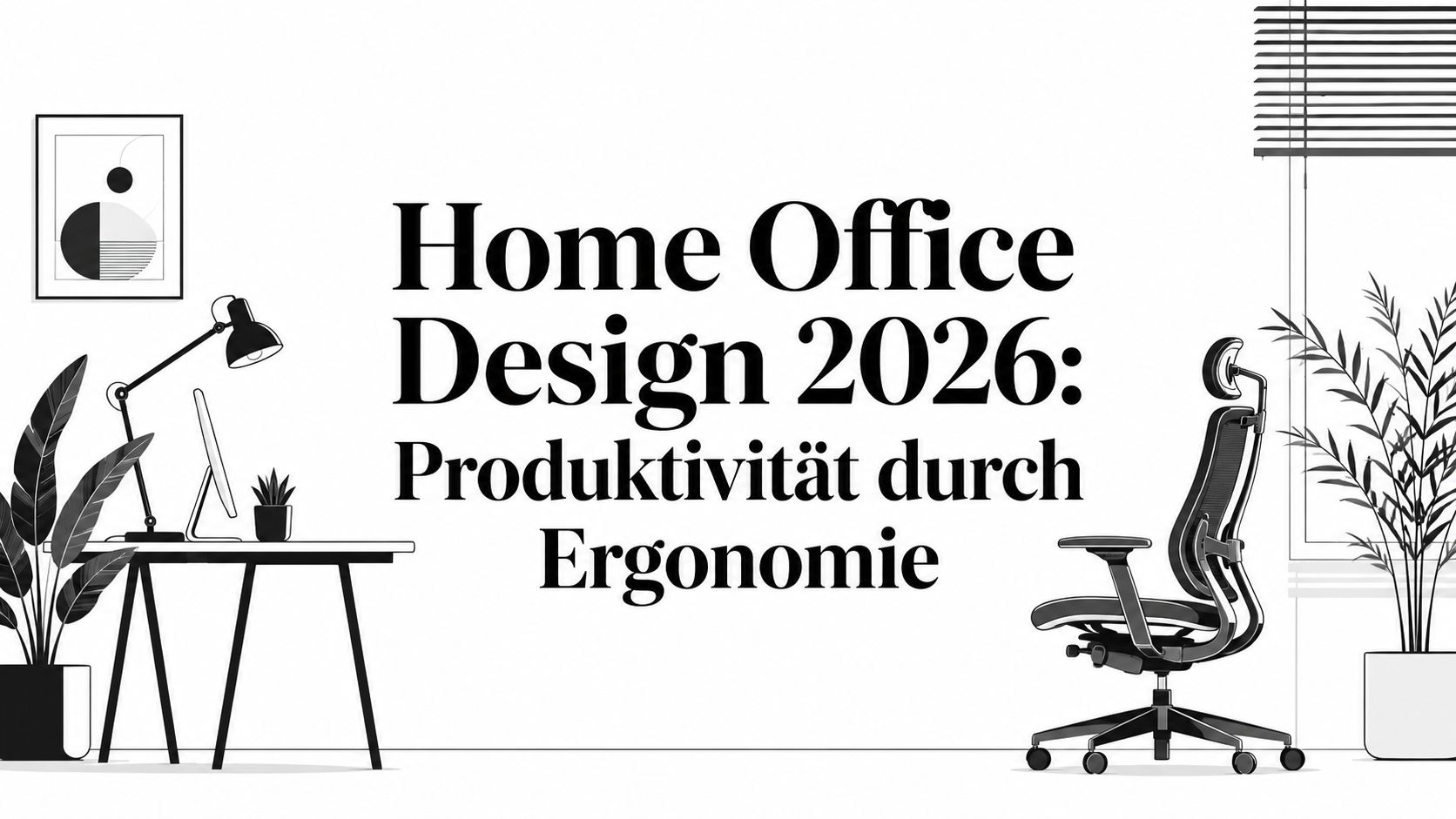 Home Office Design 2026: Produktivität durch Ergonomie