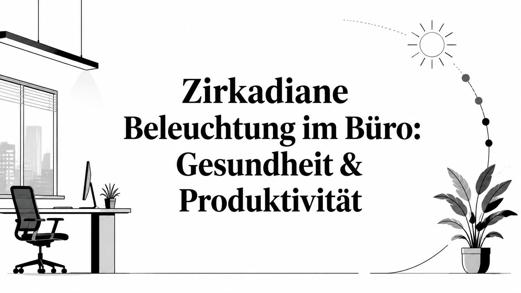 Zirkadiane Beleuchtung im Büro: Gesundheit & Produktivität