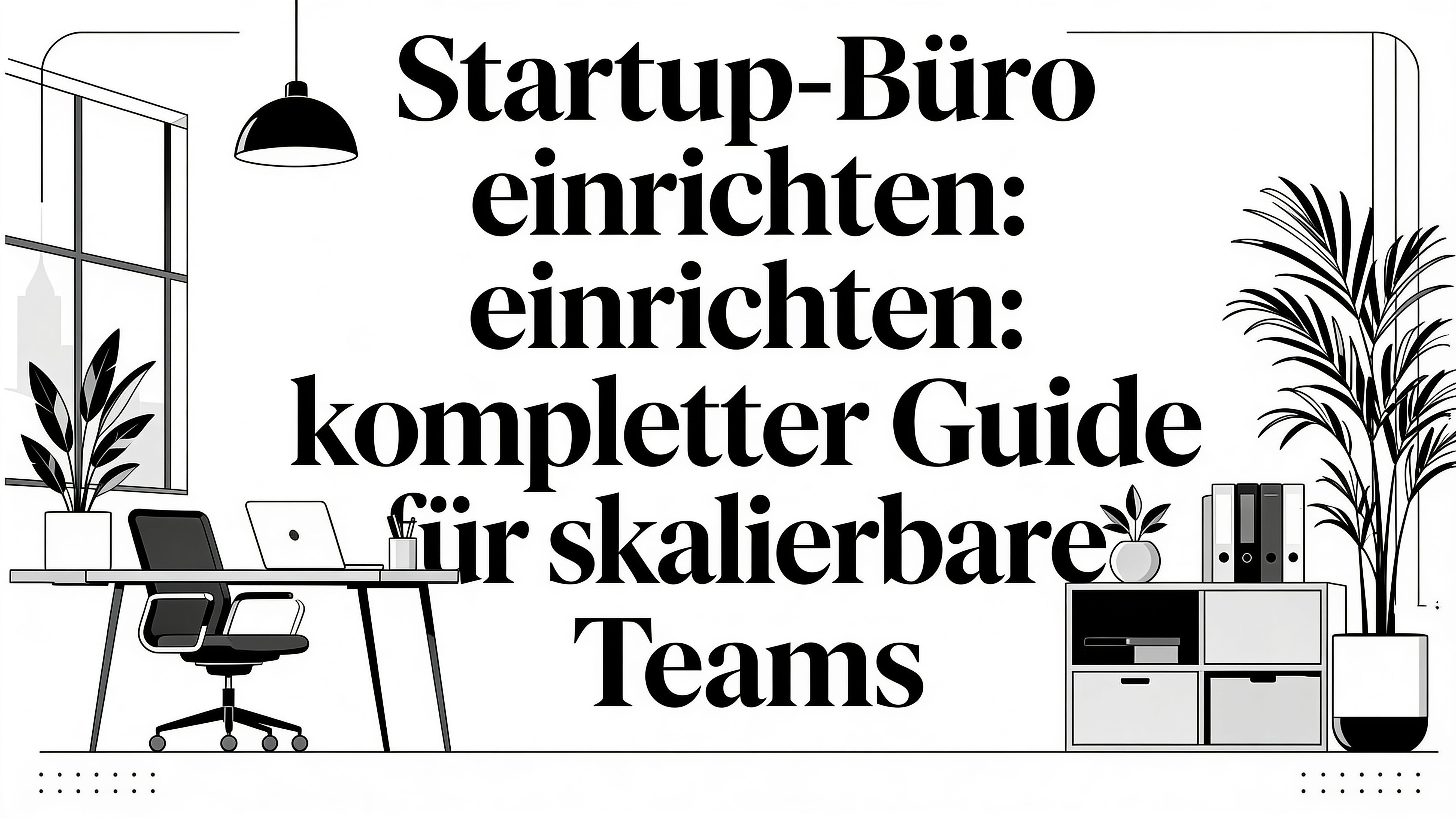 Startup Büro einrichten: kompletter Guide für skalierbare
