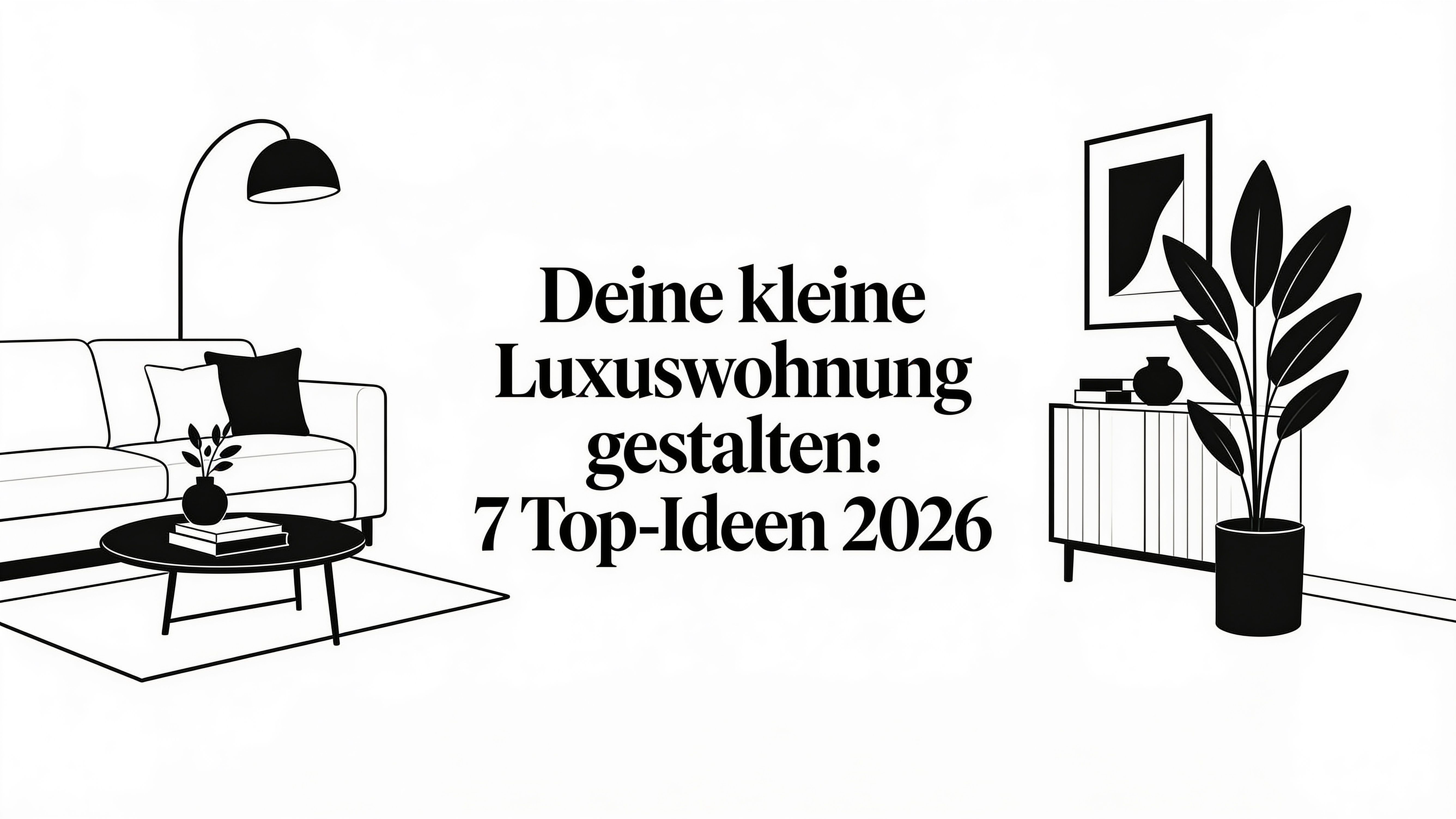 Deine kleine Luxus Wohnung gestalten: 7 Top-Ideen 2026