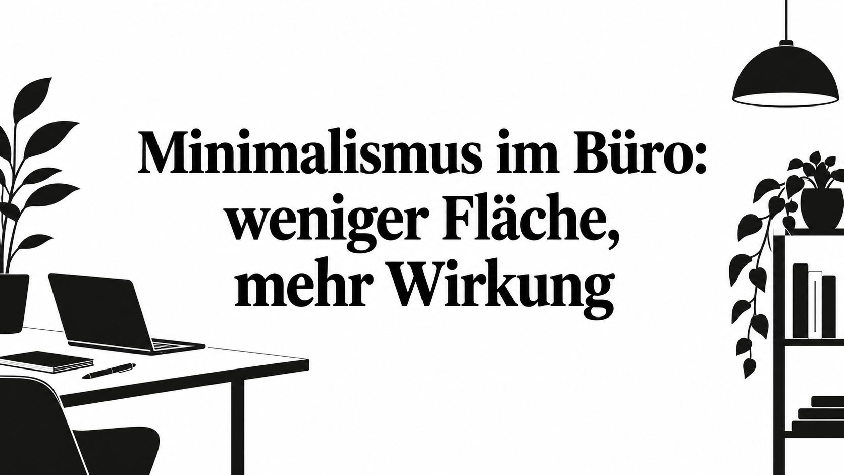 Minimalismus im Büro: weniger Fläche, mehr Wirkung