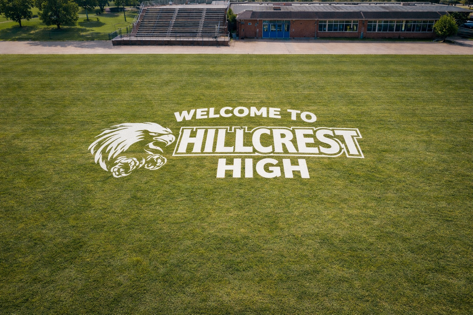 [background image] background image of running track (for a gym)