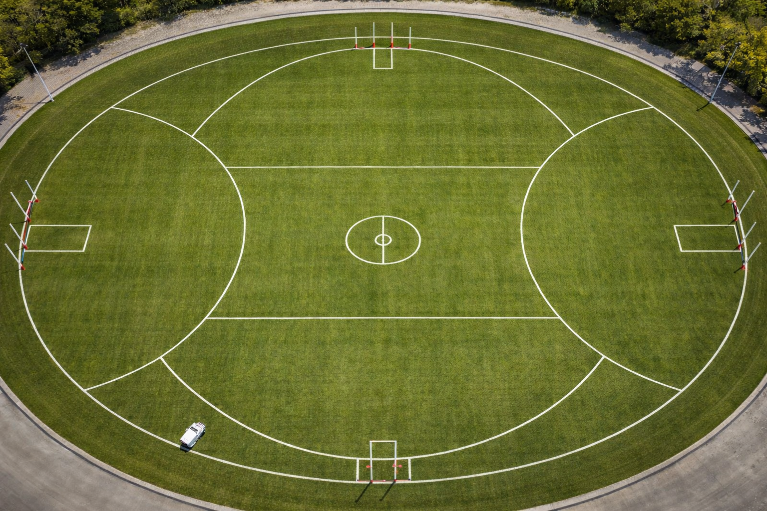 image of a lush green lawn (for a landscaping service)