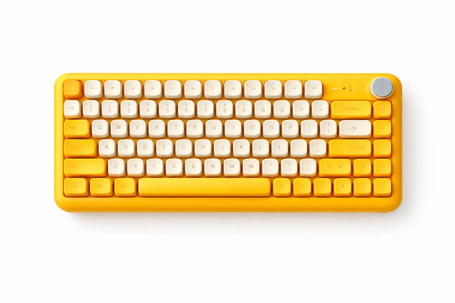 A close-up of a mechanical keyboard with warm lighting.