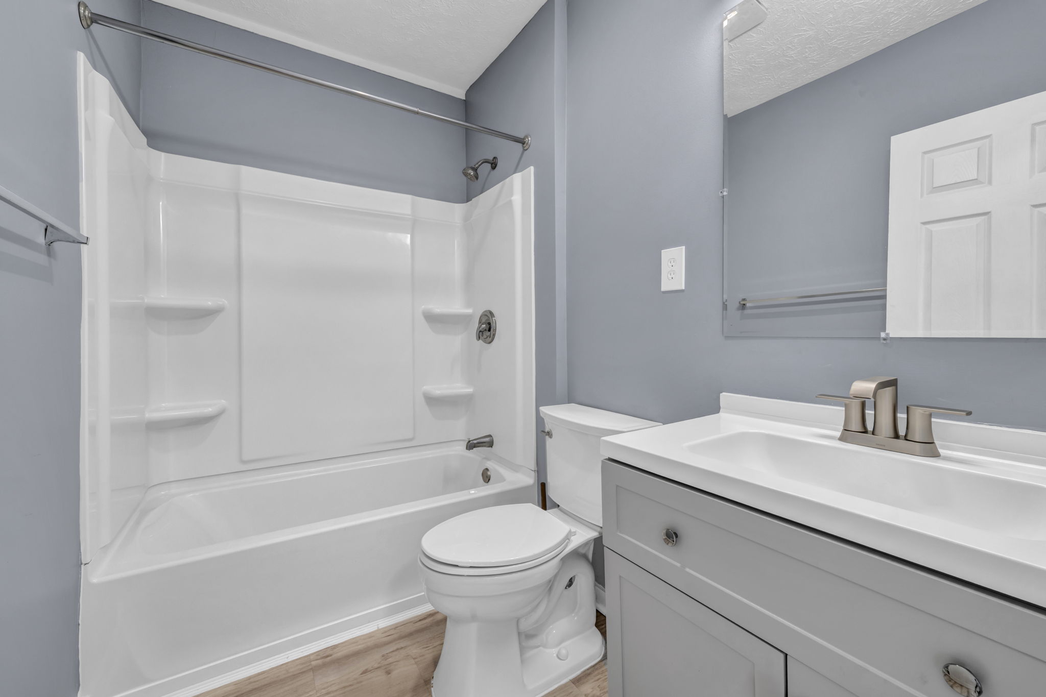bathroom photo with shower
