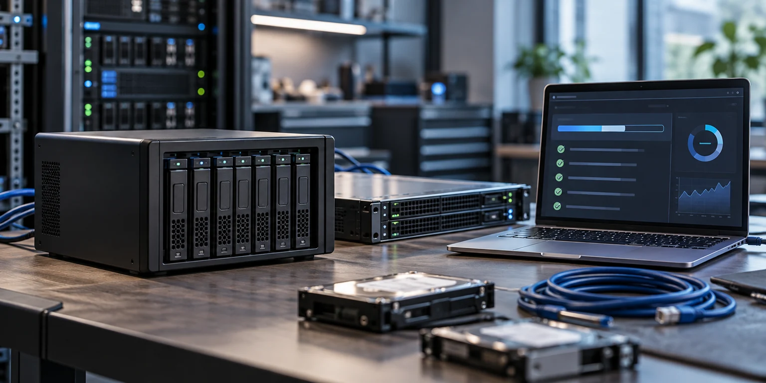 Ambiente di test per backup e ripristino, immagine illustrativa