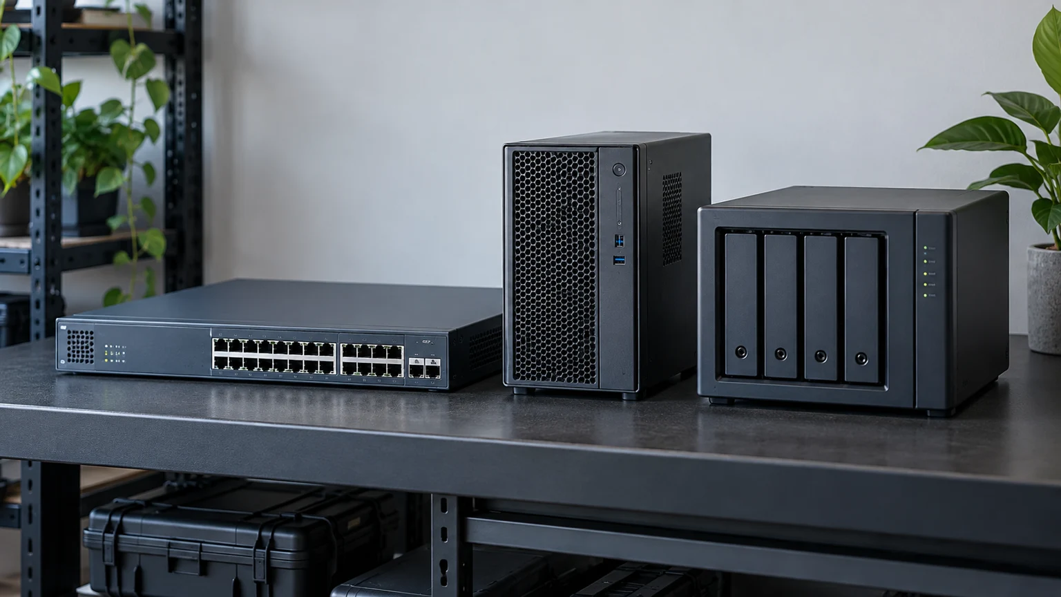 Apparati per rete, server e storage, immagine illustrativa
