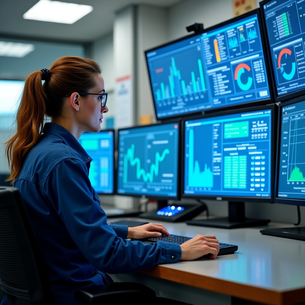 Step 5 – SCADA control room water treatment monitoring