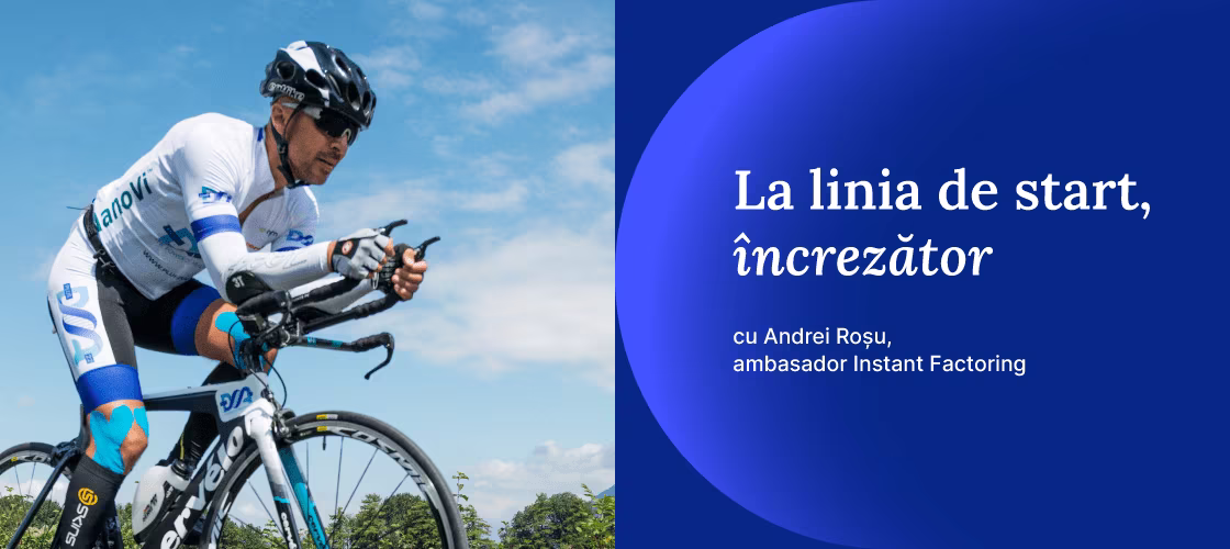 Ultramaratonistul Andrei Roșu devine ambasadorul Instant Factoring