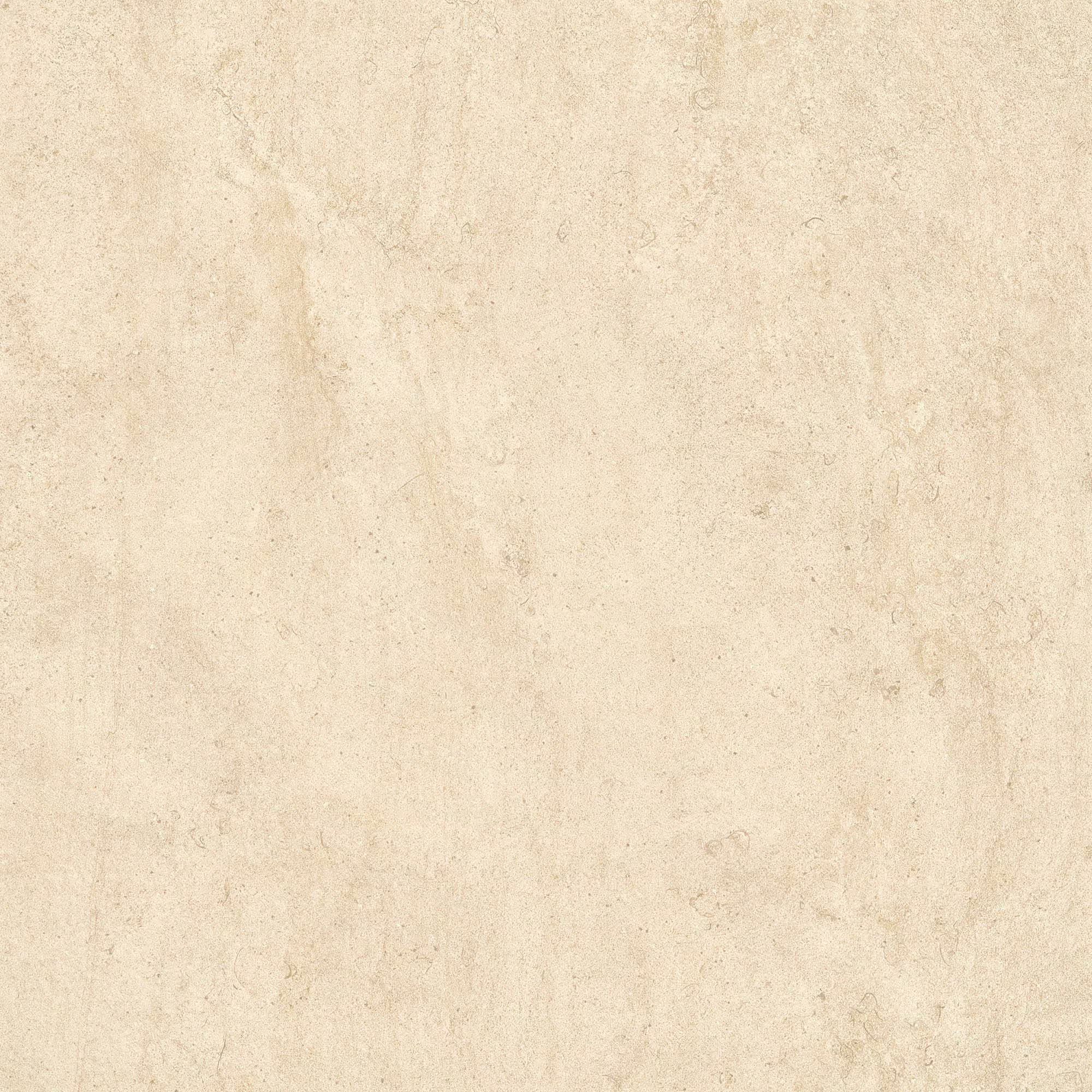 Beige natural stone tile with subtle texture and faint veining details.