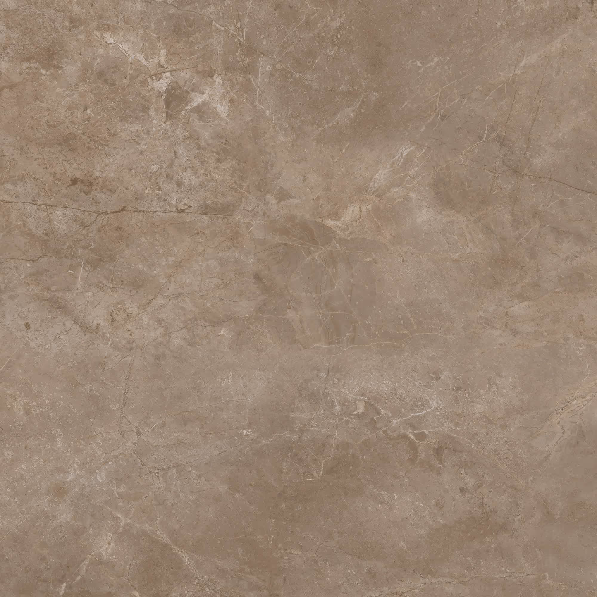 Close-up of beige and light brown marble surface with natural veining.