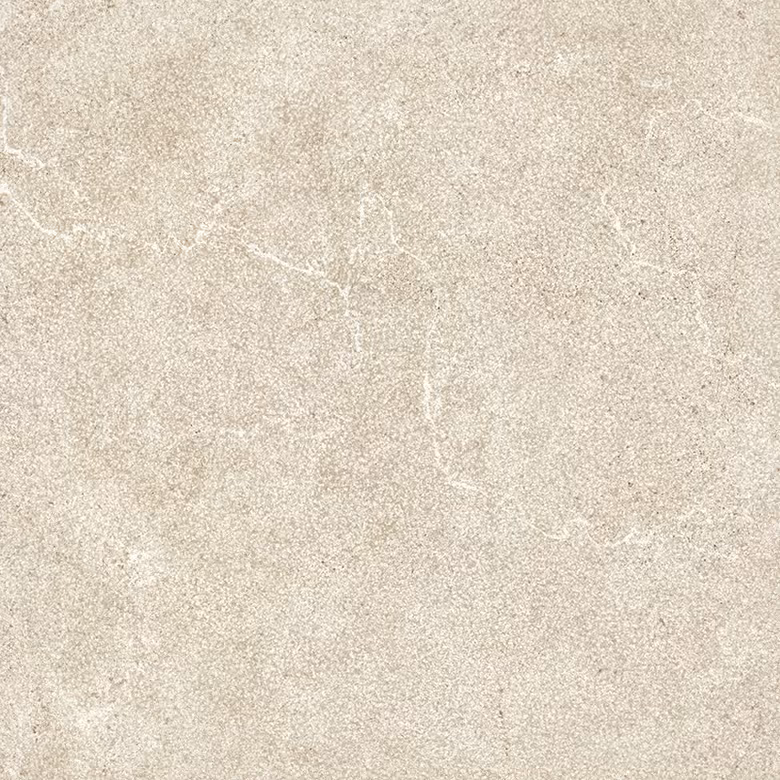 Light beige stone surface with faint white veining and subtle texture