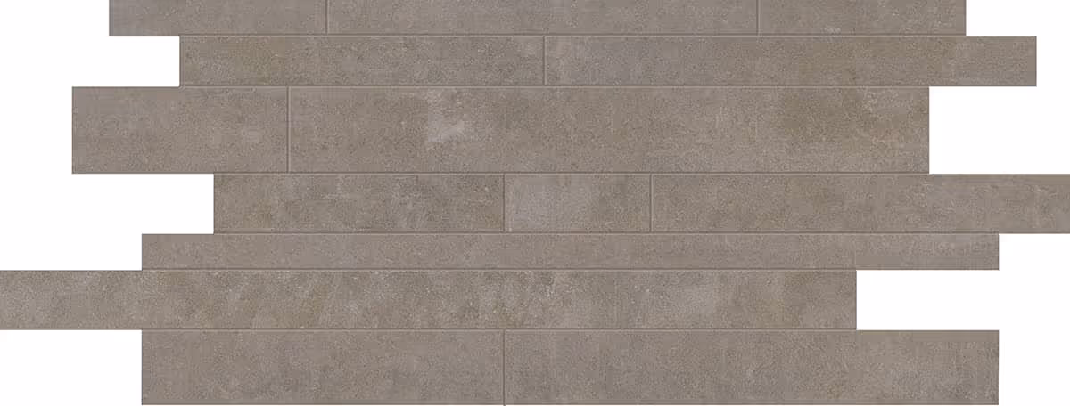 Gray rectangular stone tiles arranged in a staggered brick pattern on a white background.