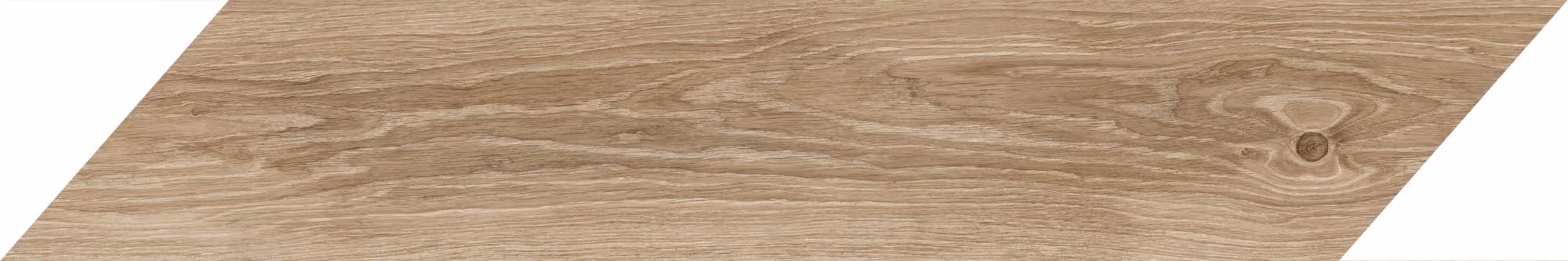 Light brown wood texture with natural grain patterns and knots, shaped as a parallelogram.